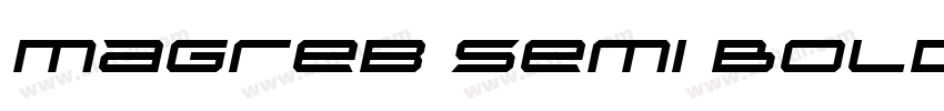 Magreb Semi Bold字体转换